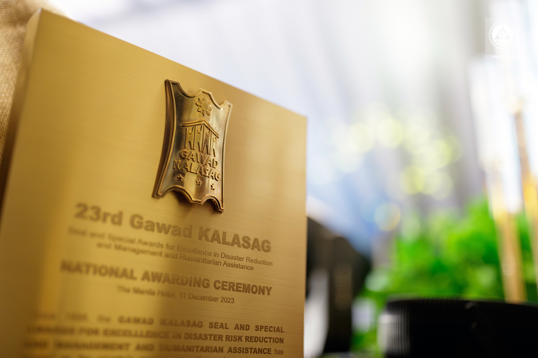 Province of Sorsogon recognized as one of the National Gawad KALASAG Awardee 2023